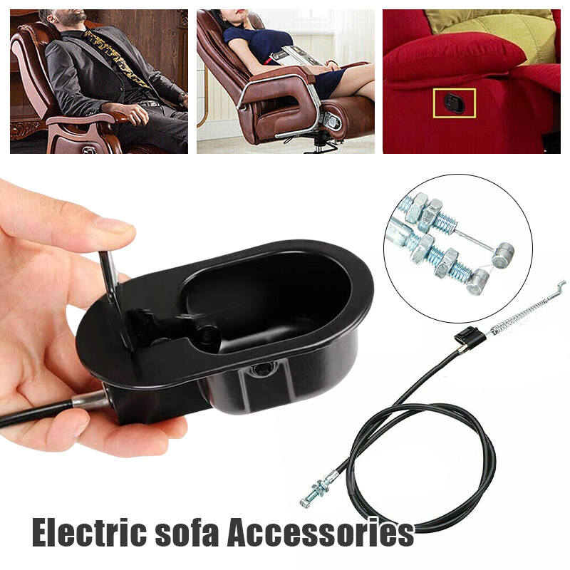90/120mm Metal Recliner Handle Lever Trigger Lounge Sofa Chair Release Cable