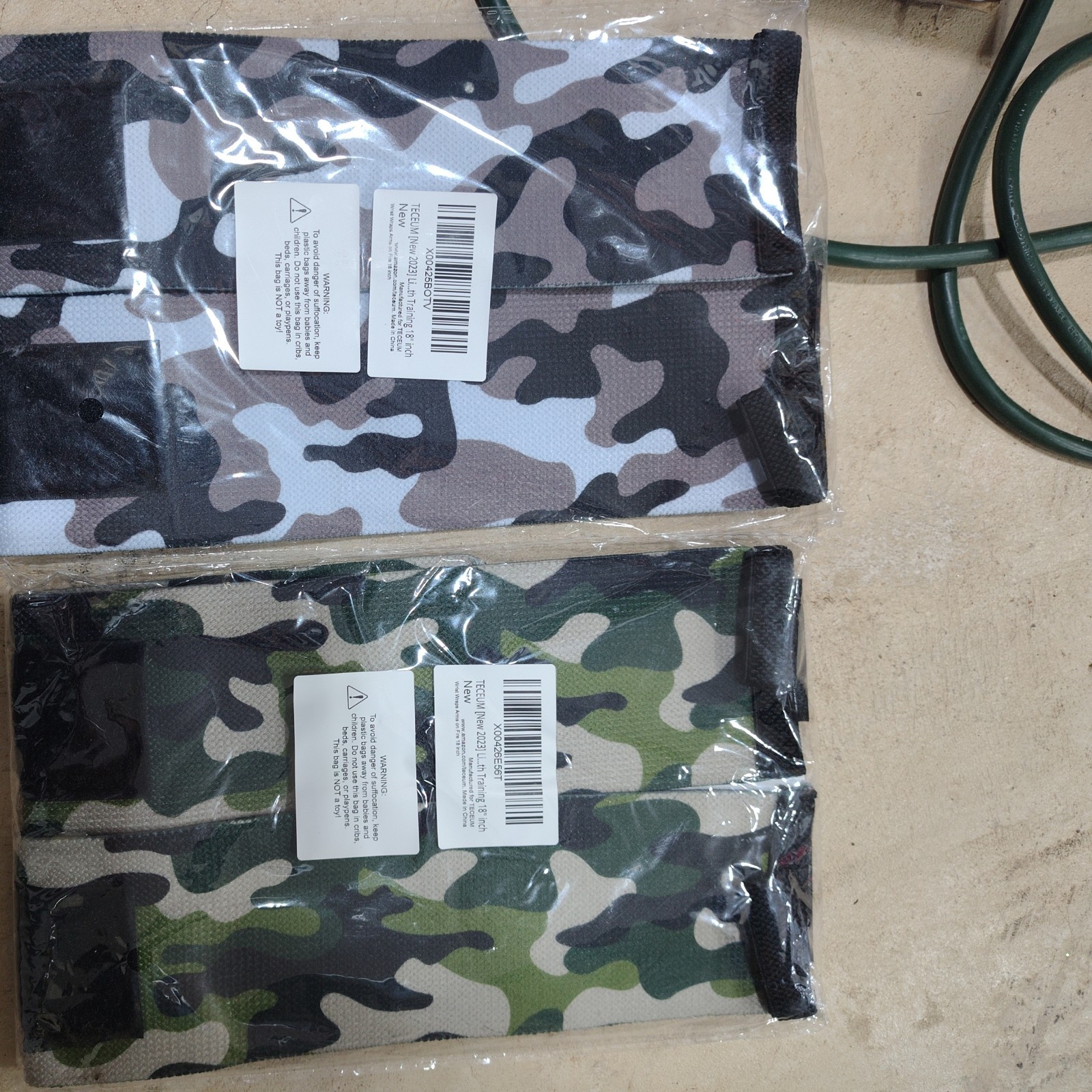 Teceum Beast Mode 2 18" Power Weight Lifting Wraps blue New Gym Strap lot camo