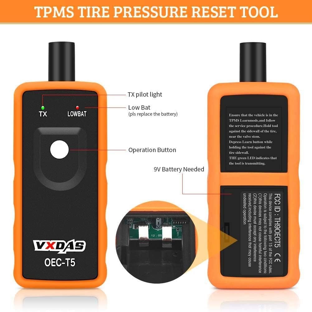 VXDAS TPMS Relearn Tool for GM Tire Sensor Reset EL50448-GM