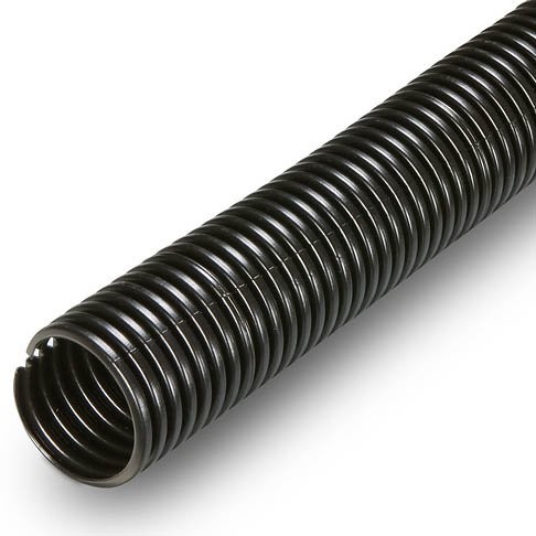 2" Black Convoluted Nylon Sleeving - (25 ft. spool)