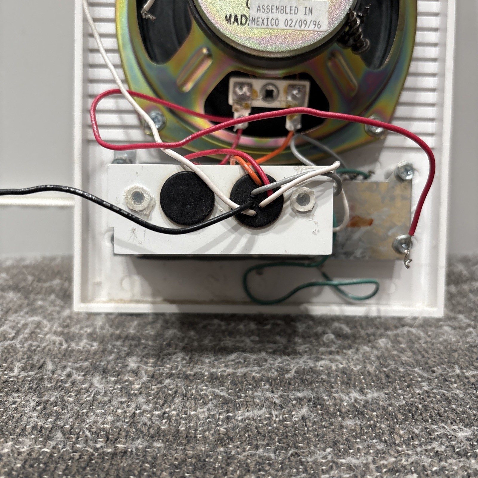 M&S Model N35 White Intercom Speaker