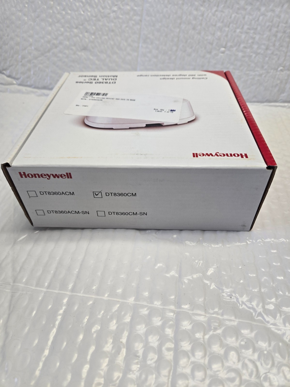 Honeywell DT8360 Dual Tec Motion Sensor- With Mirror Optics