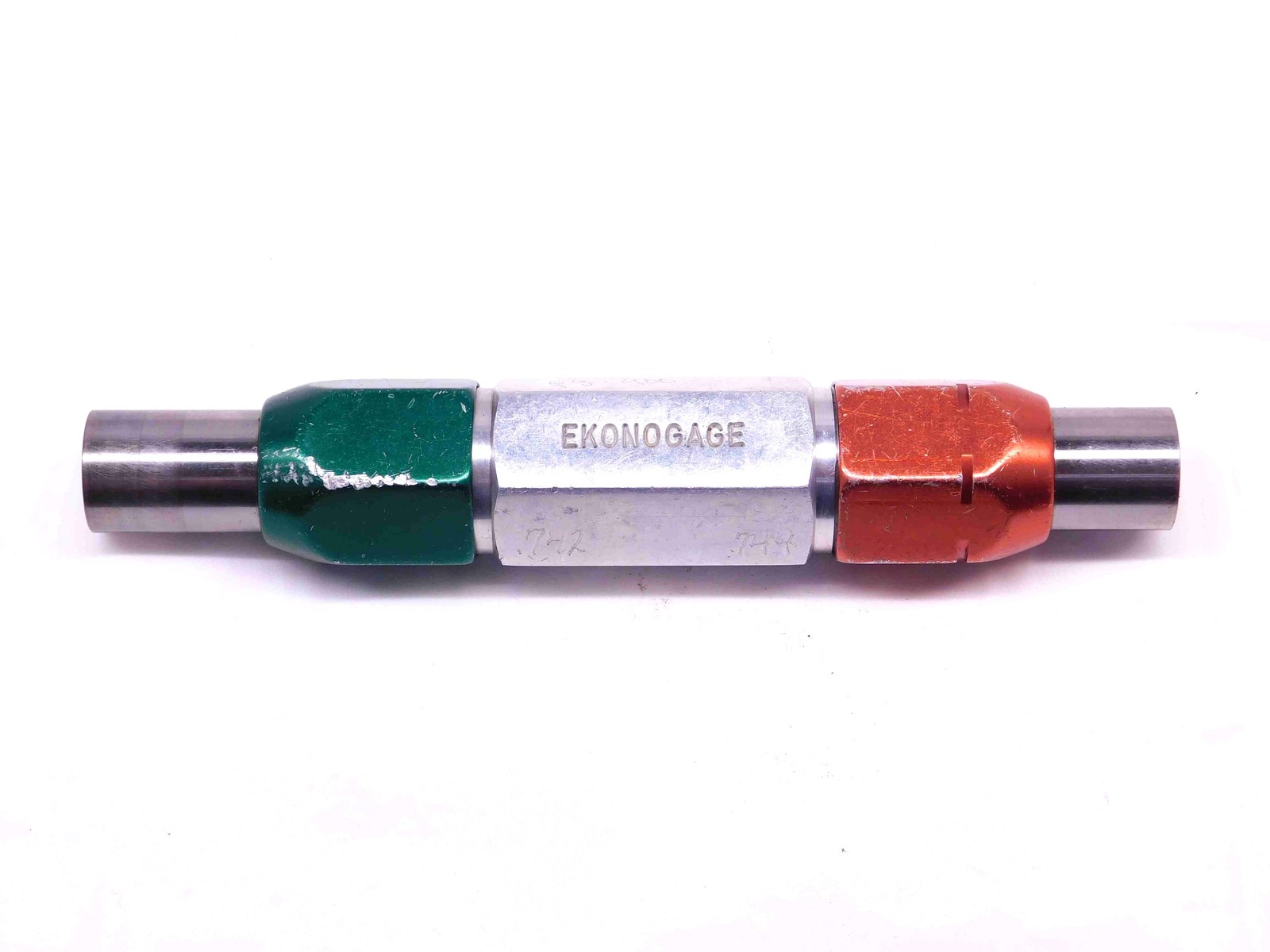 .7420 & .7440 PIN PLUG GAGE GO NO GO .7500 -.0060 UNDERSIZE 3/4 19 mm .742 .744