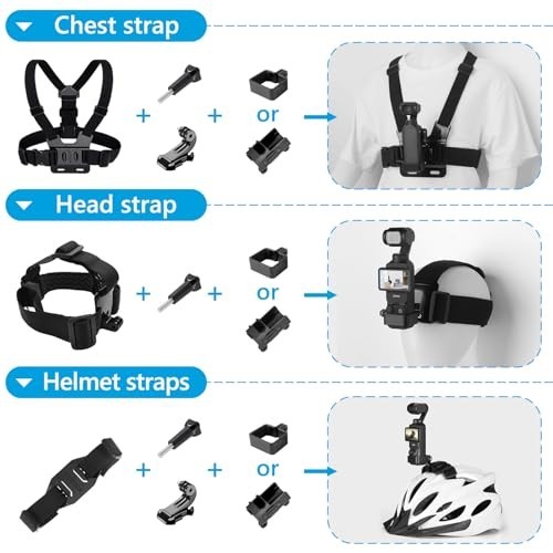 OSMO Pocket 3 Accessories Kit - 2-in-1 Stand, Hard Shell Case, Tripod & More