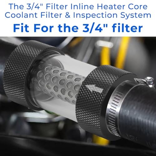 3/4" Universal Filter Inline Heater Core Coolant Filter