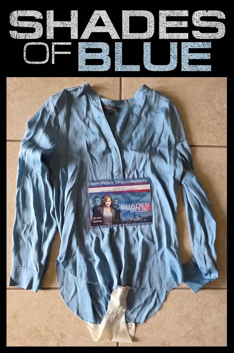 (SALE) SHADES OF BLUE: Customized Jennifer Lopez shirt STUDIO COA