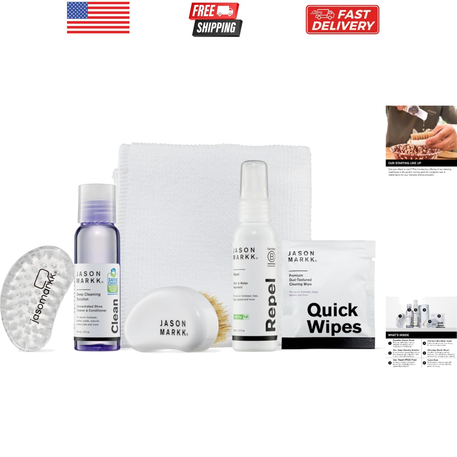 Shoe & Sneaker Cleaning Kits: Essential & Starter Kits, & Starter Box - Deep ...