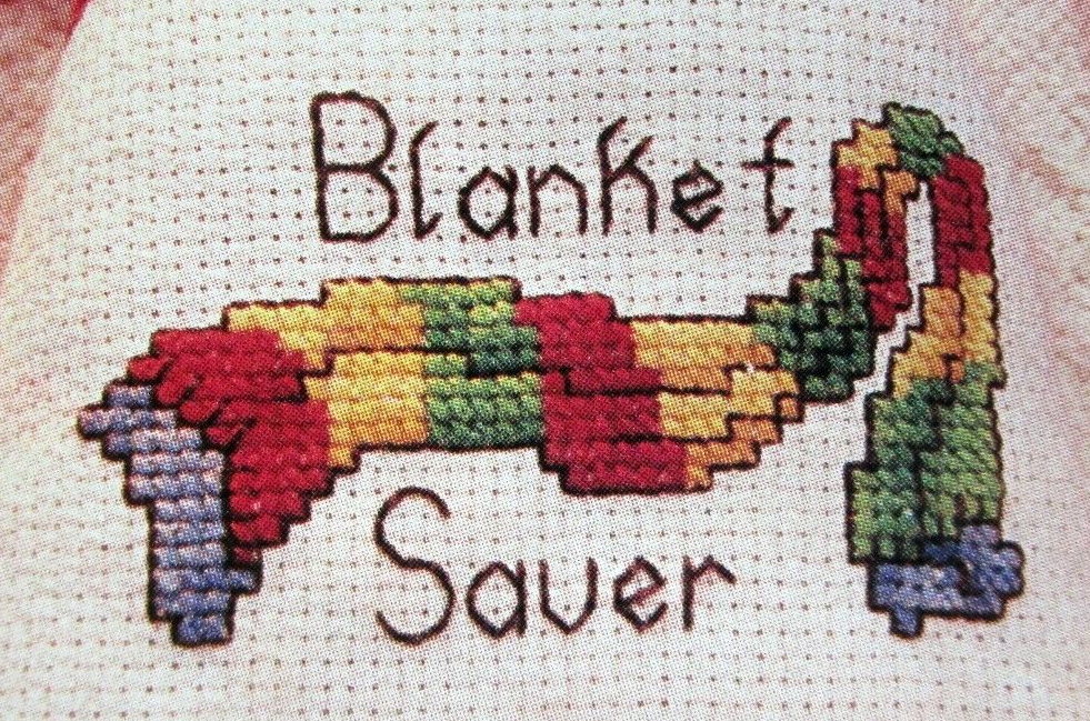 American Sampler Afghan 4 Parts Bag Designs Hummingbird CROSS STITCH PATTERNS