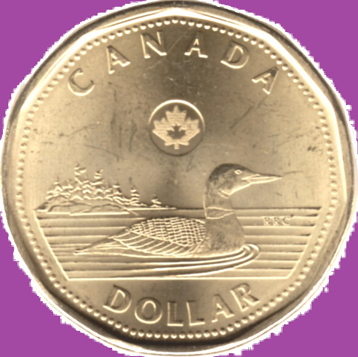 2017 Canada Classic Loonie One Dollar Coin. Mint UNC. $1 Loon