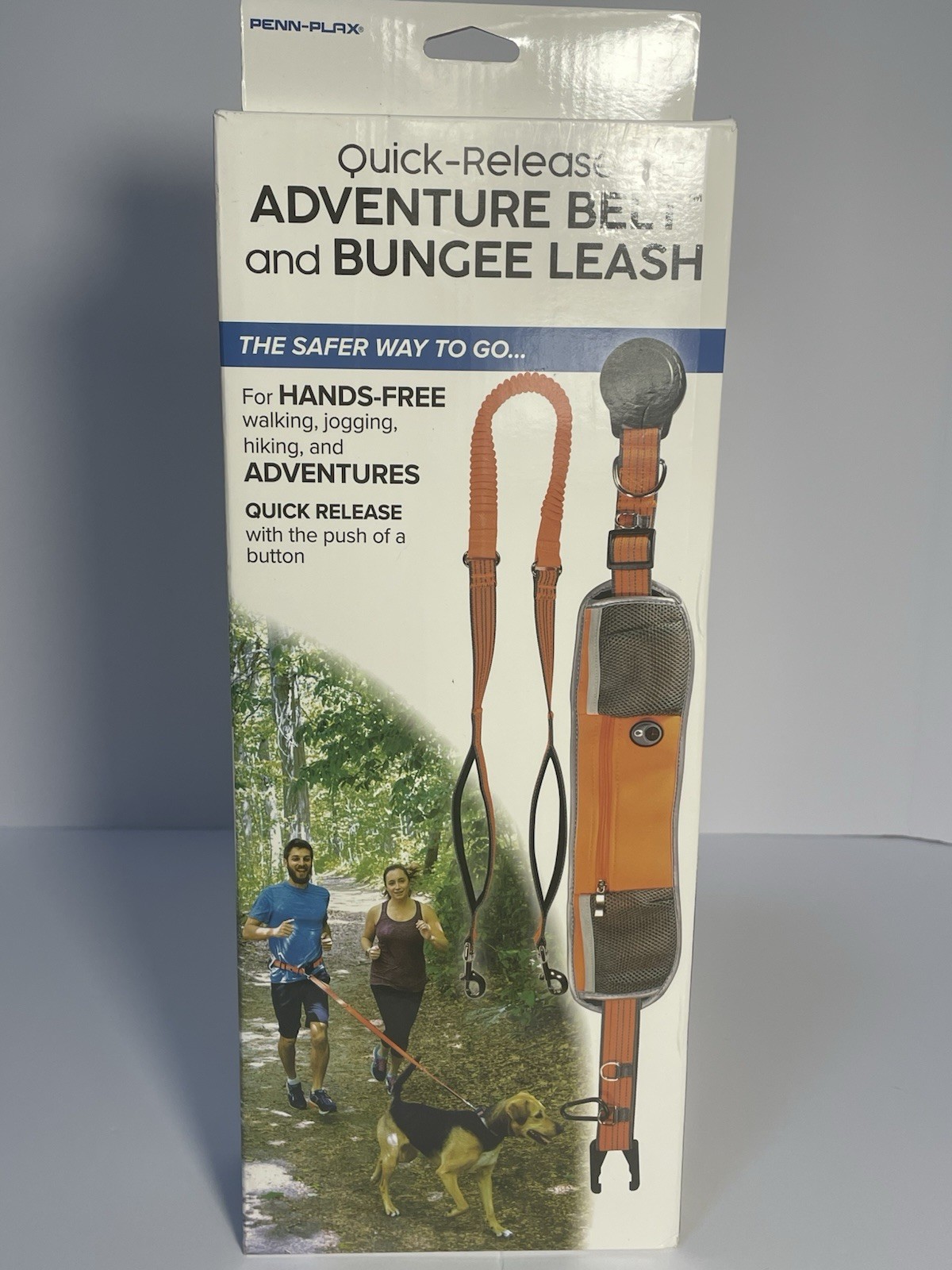 Penn-Plax Quick-Release Adventure Belt and Bungee Leash Combo – A Hands-Free
