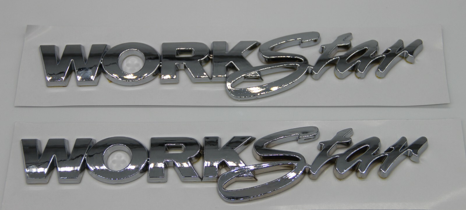 For International Truck Workstar Emblems Logo Silver/Chrome Colored