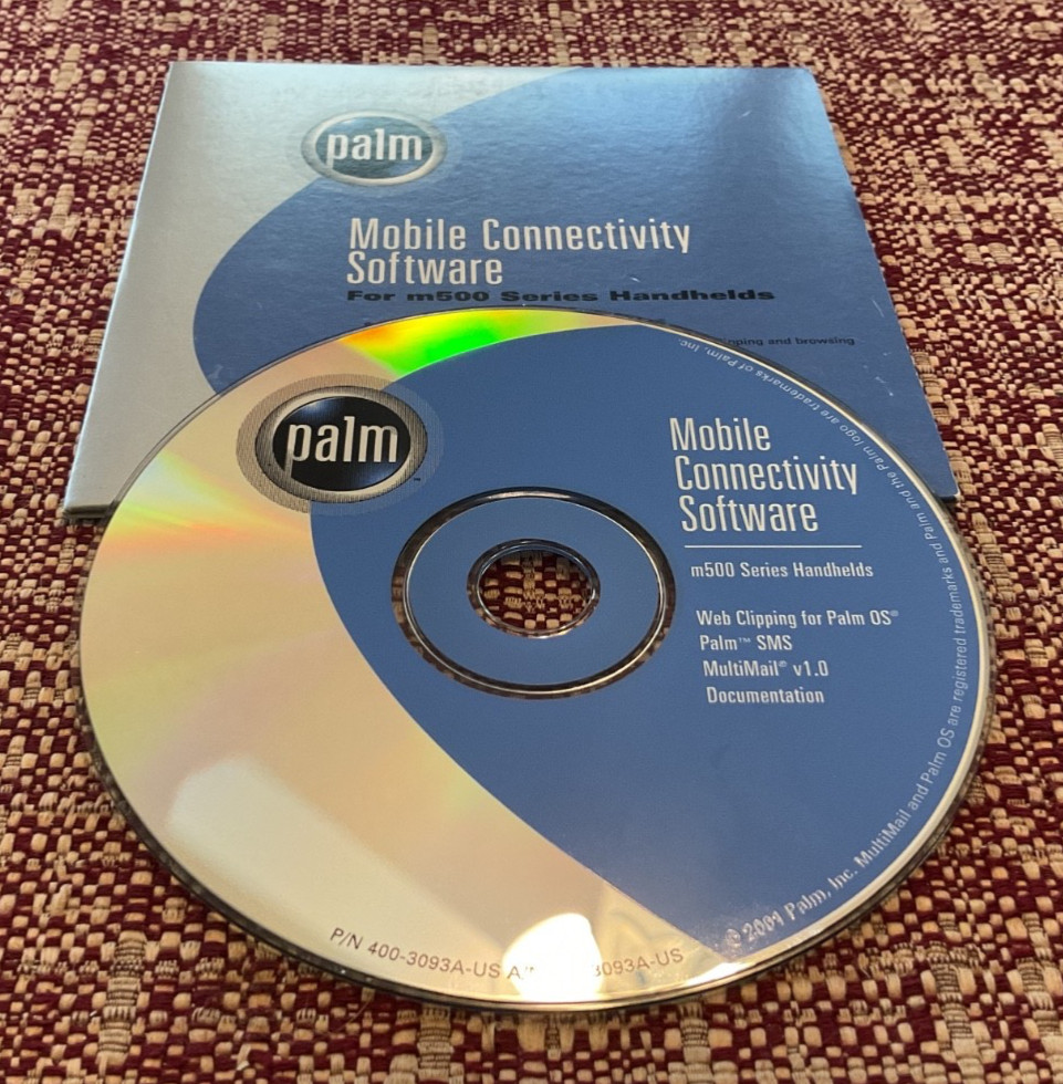 Mobile Connectivity Software for Palm m500 CD-ROM Software Web Clipping Palm SMS