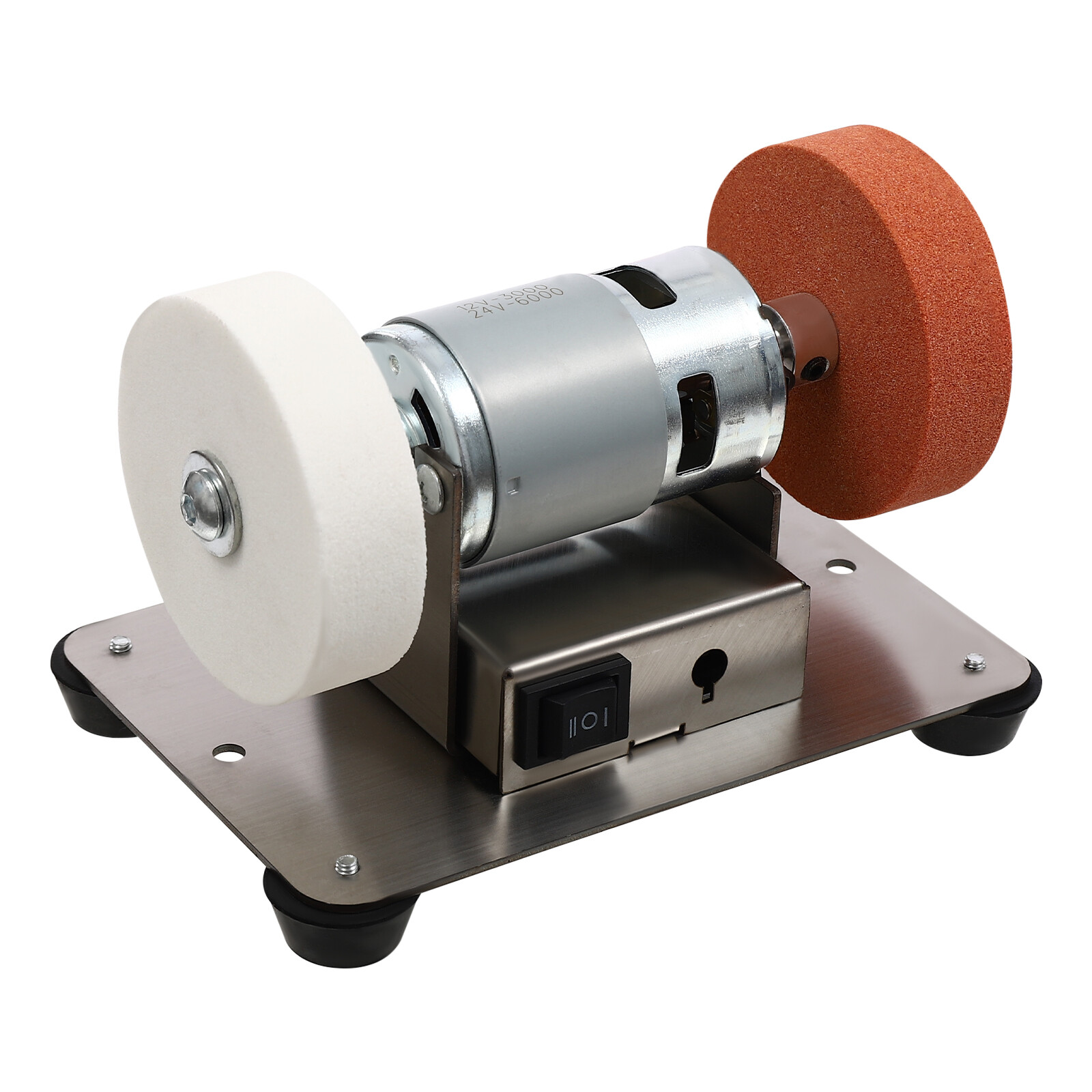 Electric Benchtop Sander Small Grinder Adjustable Variable Speed Table Grinder