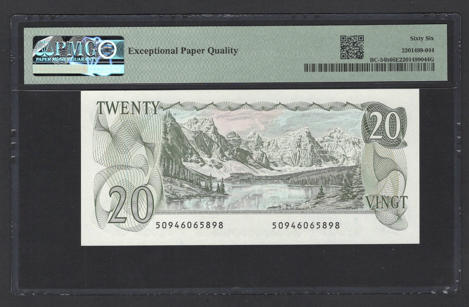 Canada 20 Dollars 1979 BC-54b Uncirculated Grade 66