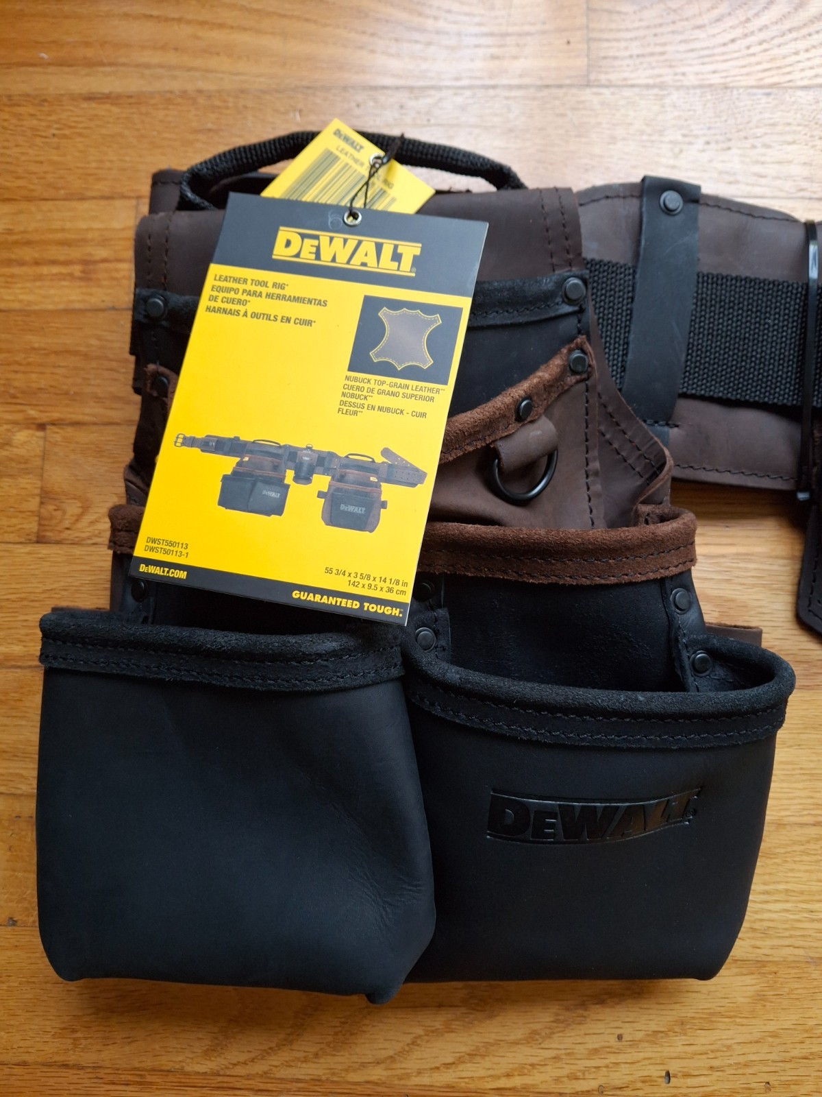 DeWalt DWST550113 Leather Tool Rig - Tool Apron - New