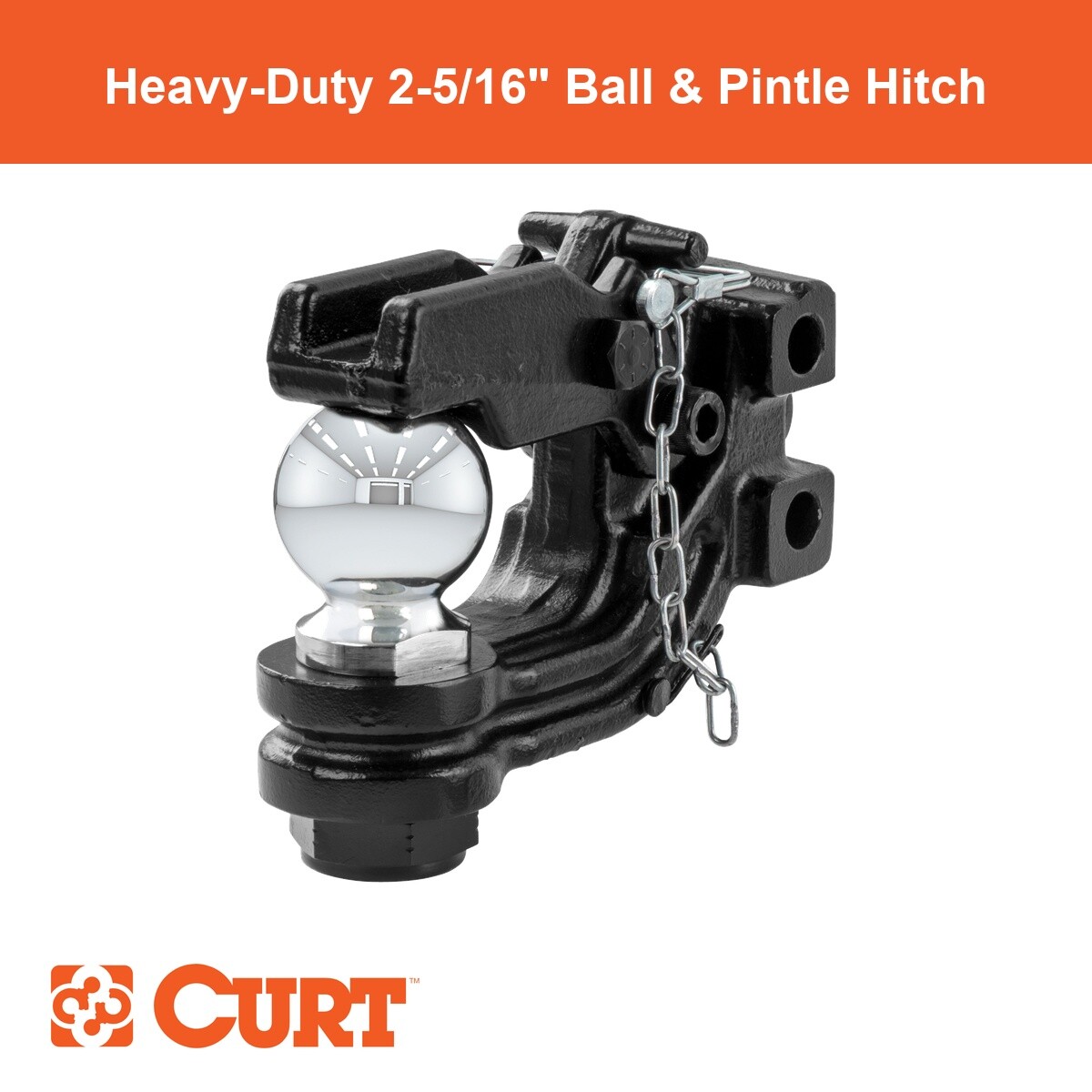Replacement Channel Mount Ball & Pintle Hitch (2-5/16" Ball, 20,000 lbs.)