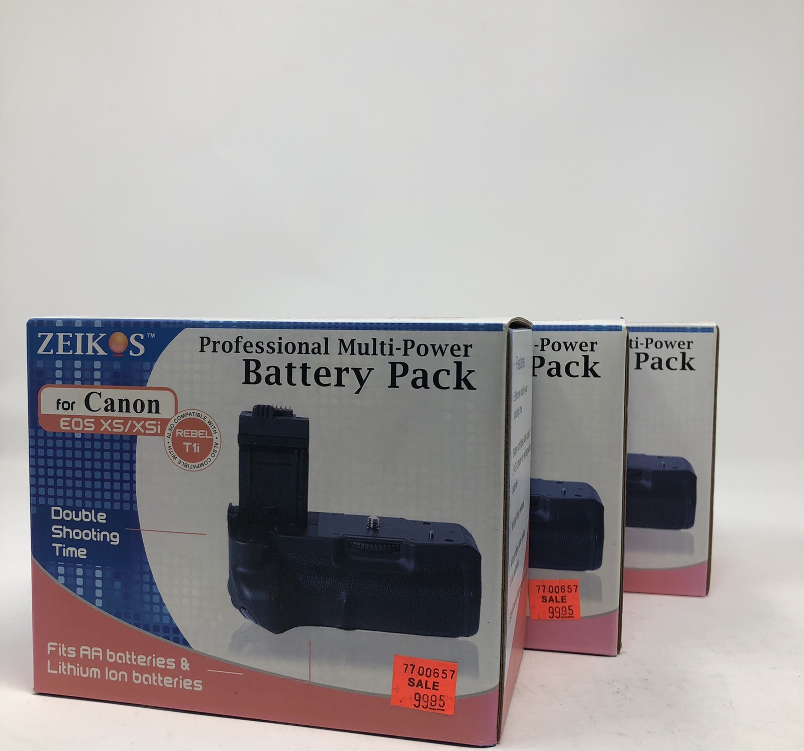 ZEIKOS Pro Multi-Power Battery Pack Canon EOS XS/XSI & REBEL T1i FREE SHIPPING!
