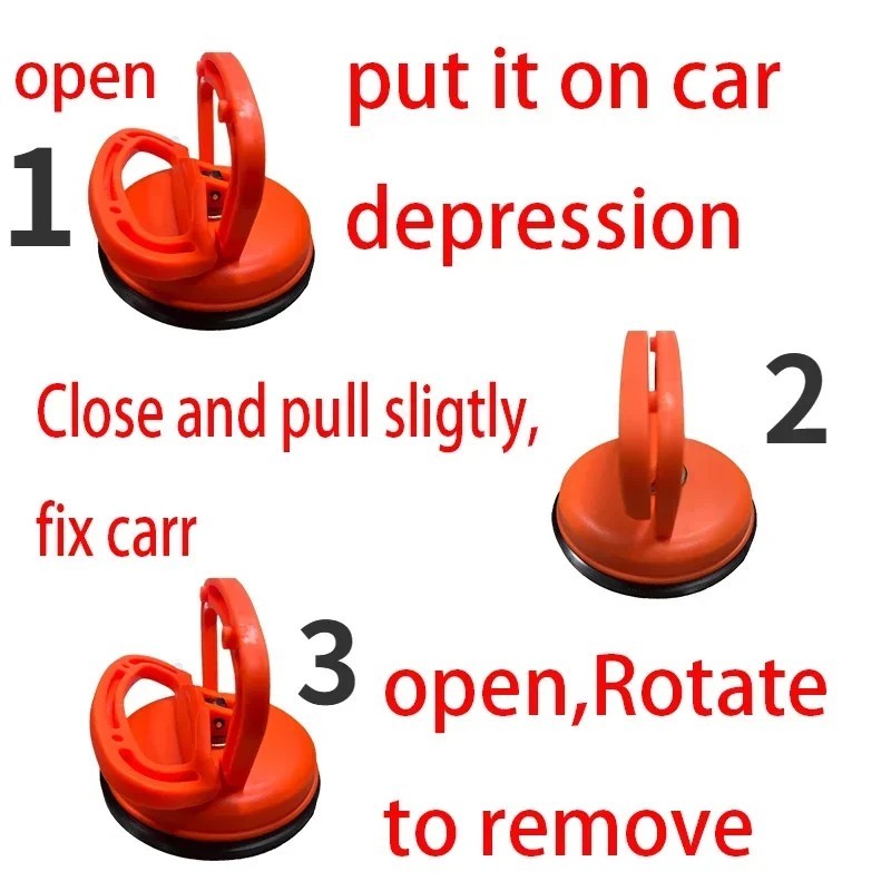 Suction Cup Dent Puller Bodywork Panel Remover Repair Tool Car Glass Lifter Us