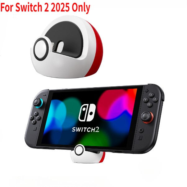 Poke Ball Charging Dock Charger Stand For Nintendo Switch 2 (2025) Console Red