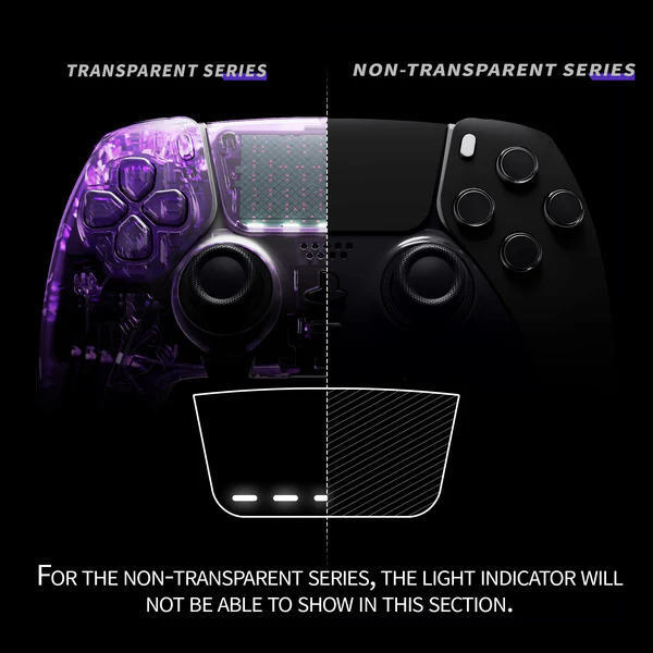 Custom Replacement Front Shell Case Kit for PS5 PlayStation 5 Edge Controller