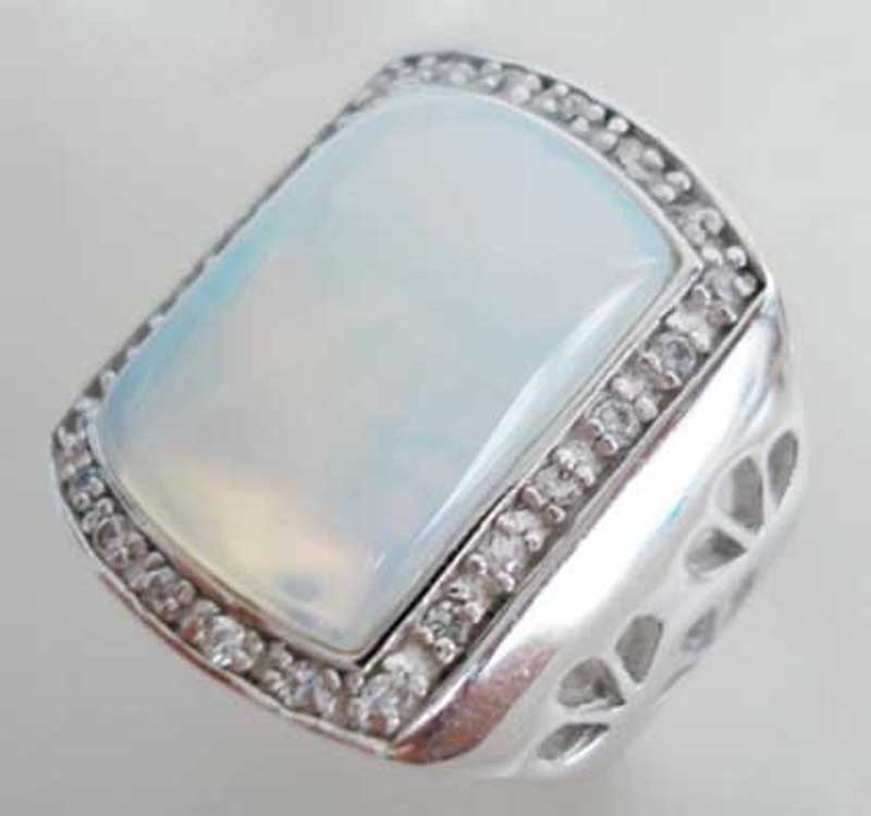 Vintage Inlaid Agate Turquoise Jade Ring for Men Unisex Fashion Jewelry Gift