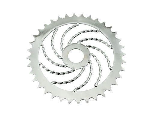 NEW! Original Lowrider Twisted Steel Sprocket 1/2 X 1/8 36t Chrome SHOW PART