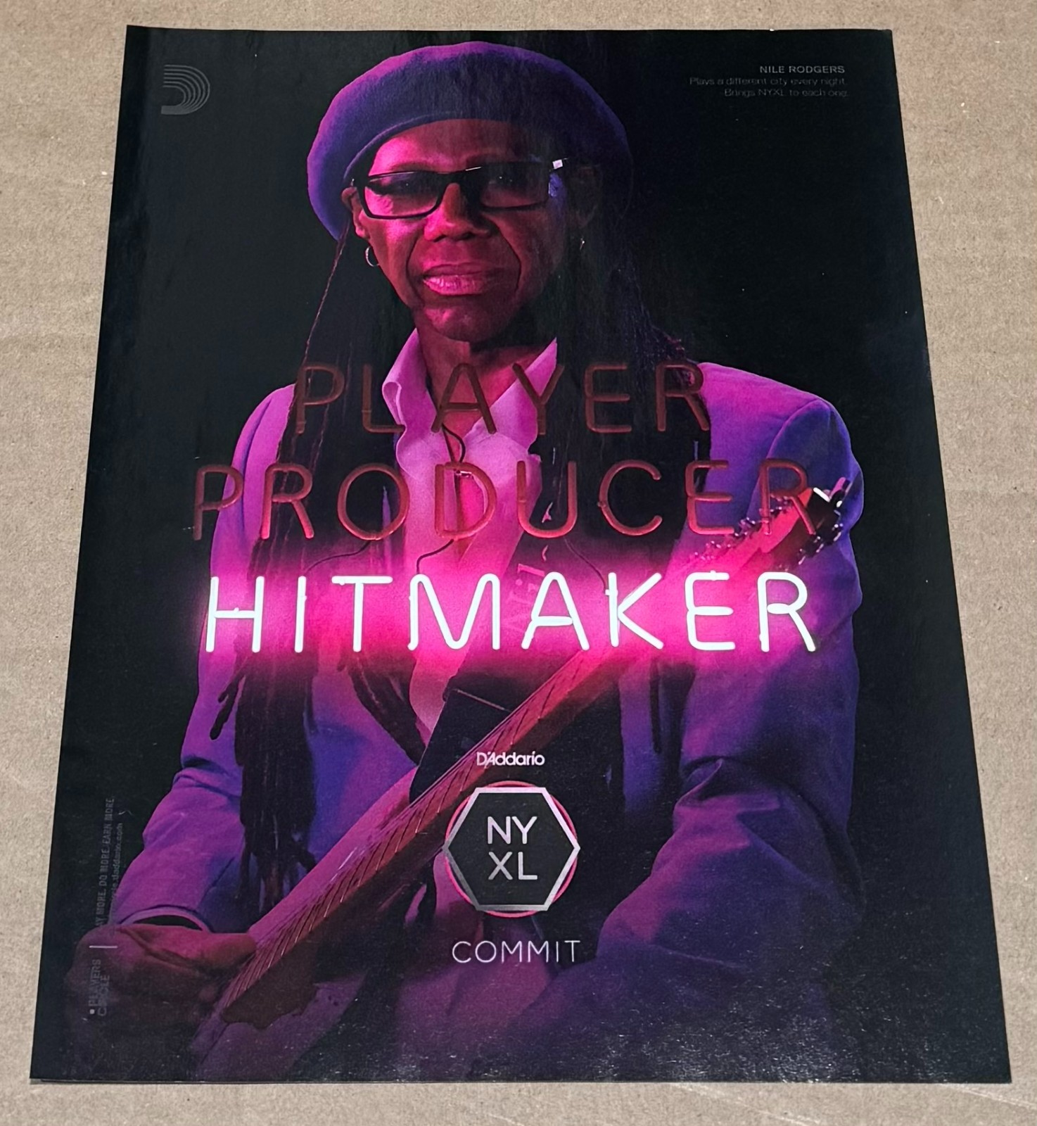 D'Addario Strings - NILE RODGERS -  2017 Print Advertisement