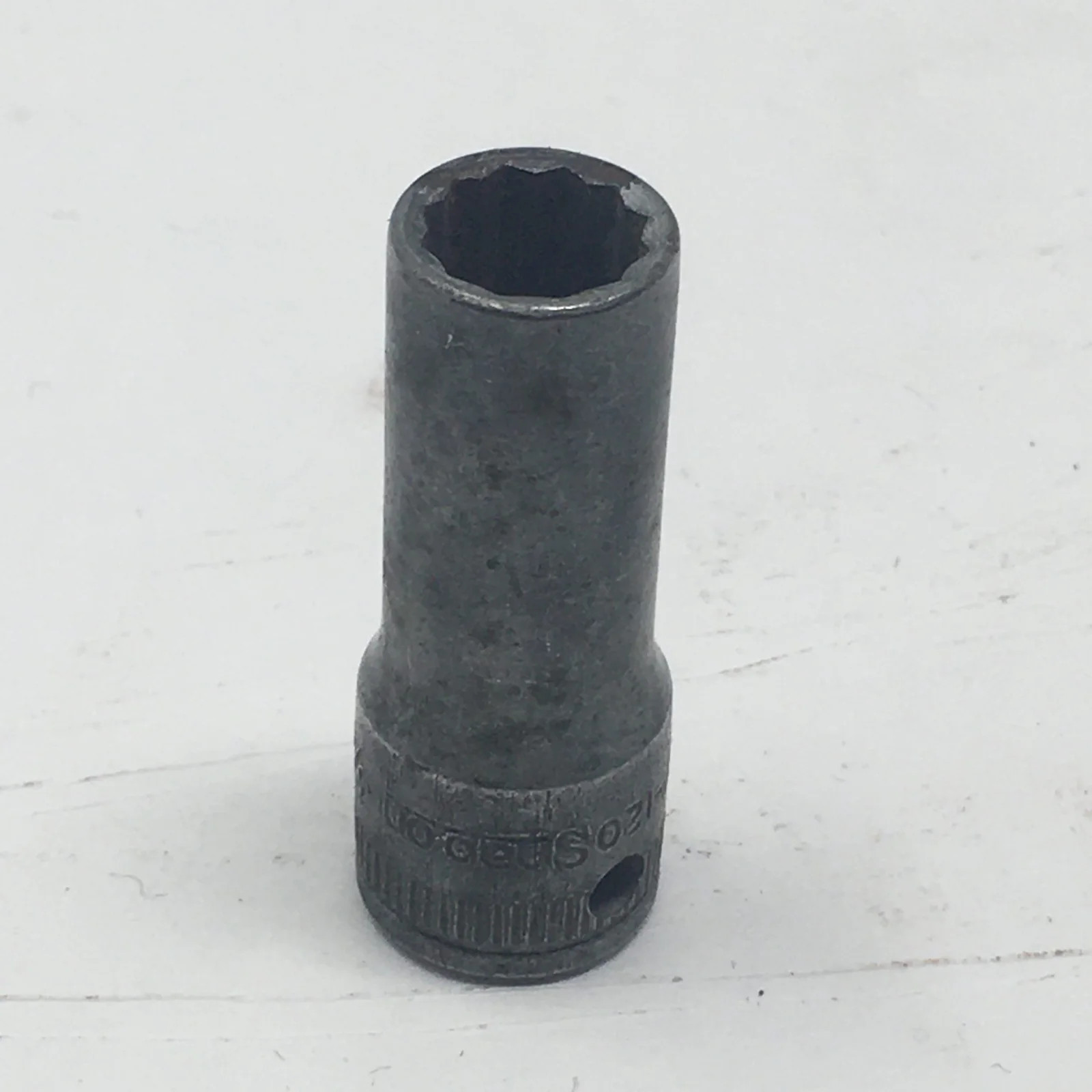 Snap On SF-120 3/8" Drive Chrome Deep 12-Point Socket, Rust (Used)