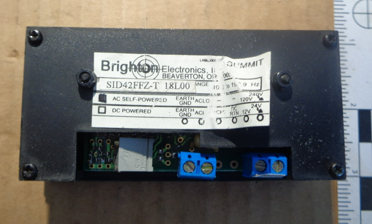 Brighton Electronics Hertz Hz Frequency Panel Meter or Display SID42FFZ-T 18L00