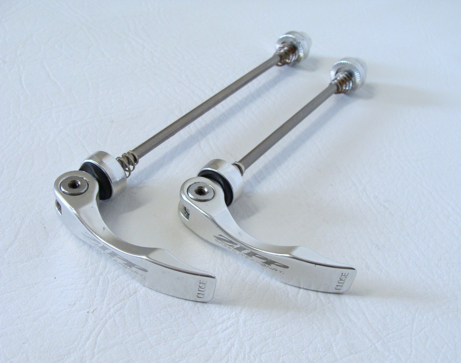 ~ Zipp Bicycle Hub QR Quick Release Skewers Levers Pair Front & Rear 100/130mm ~