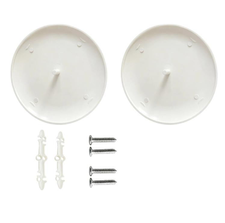 Round Ceiling Cover for Smoke Detector Mounting 5.For 35 Inch Paintable White