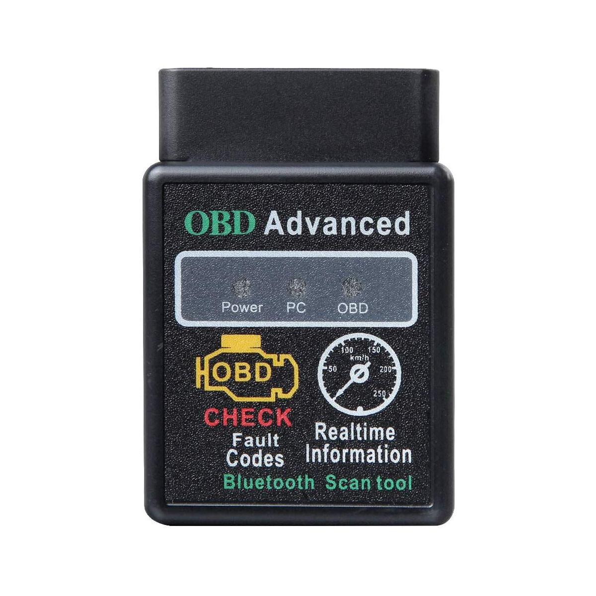 ELM327 Bluetooth OBD2 Scanner Adapter, Wireless Diagnostic Code Reader OBD II