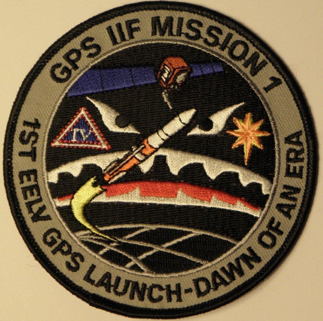 DELTA IV 1ST EELV GPS IIF-1 USAF PATCH DAWN OF AN ERA