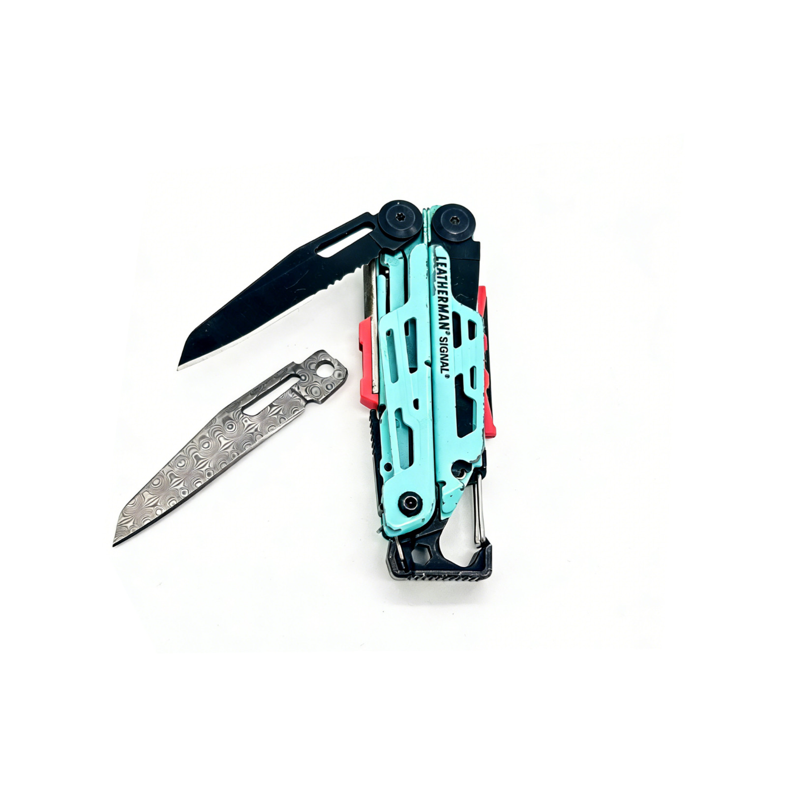 VG10 Damascus Replacement Main Blade for Leatherman Signal Multitool