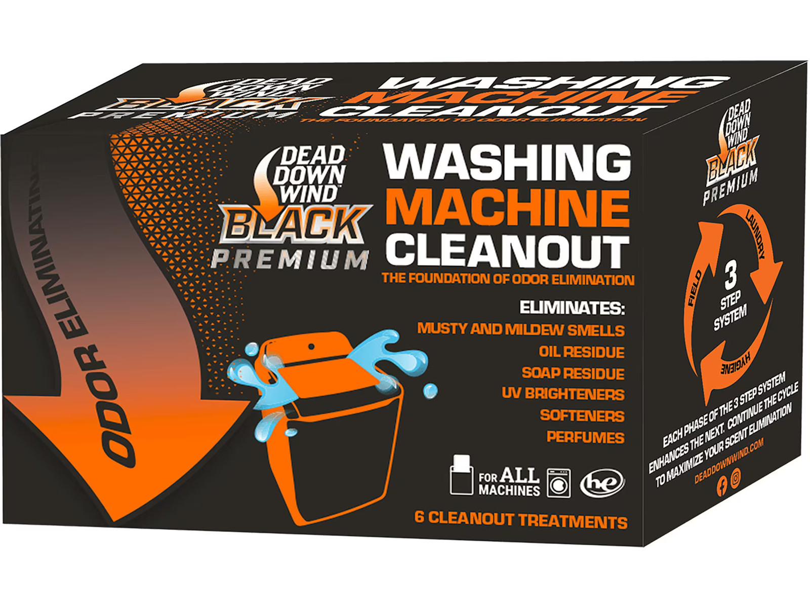 Dead Down Wind Black Premium Washing Machine Cleanout