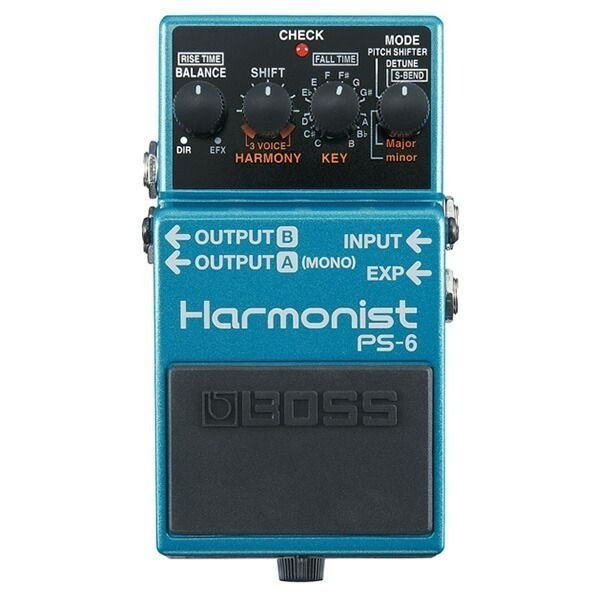 Boss PS-6 Harmonist Pitch Shifter 3-Voice Harmony Stompbox Guitar Effects Pedal