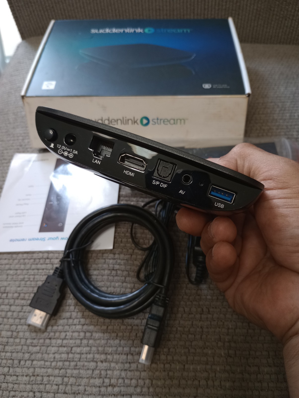 Suddenlink Stream Box 4k Live TV Streaming Altice DV8555/ open box