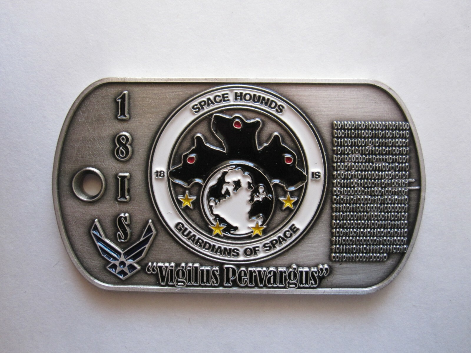 One Space Hounds, Guardians of Space Intelligence Squadron Legacy Coin 18IS