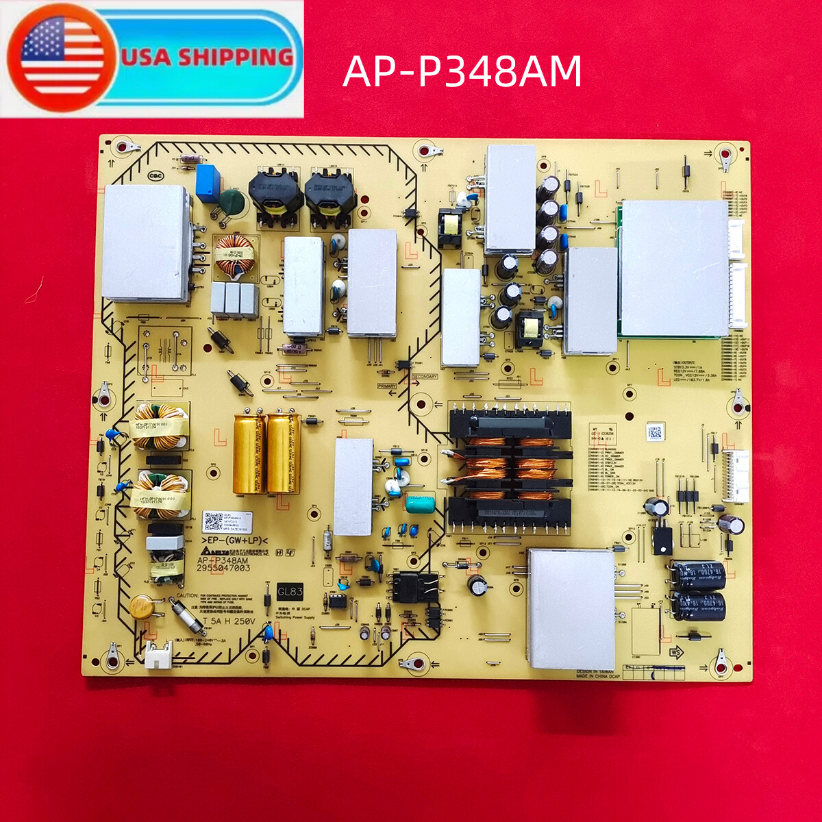 Sony AP-P348AM Power Supply Board147473212 For Model XBR-75X850F ， XBR-75X850G