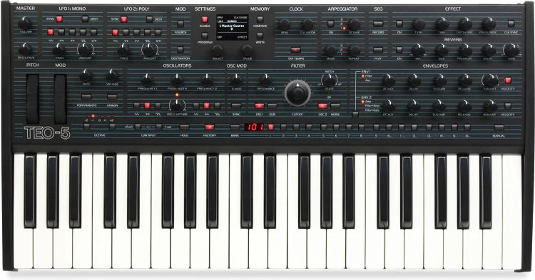 Oberheim TEO-5 Compact Polyphonic Analog Synthesizer