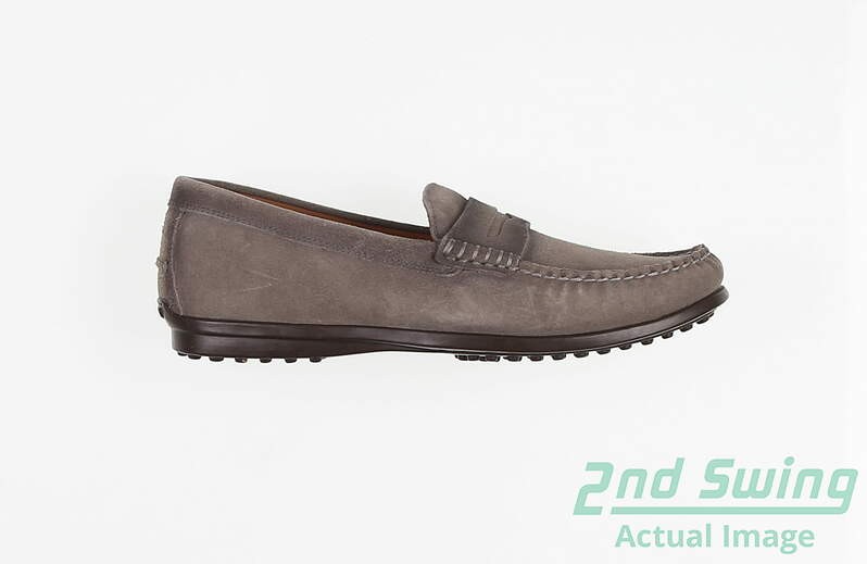 New Mens Golf Shoe Johnnie-O Loafer 9.5 Gray MSRP $100 JMFW1580