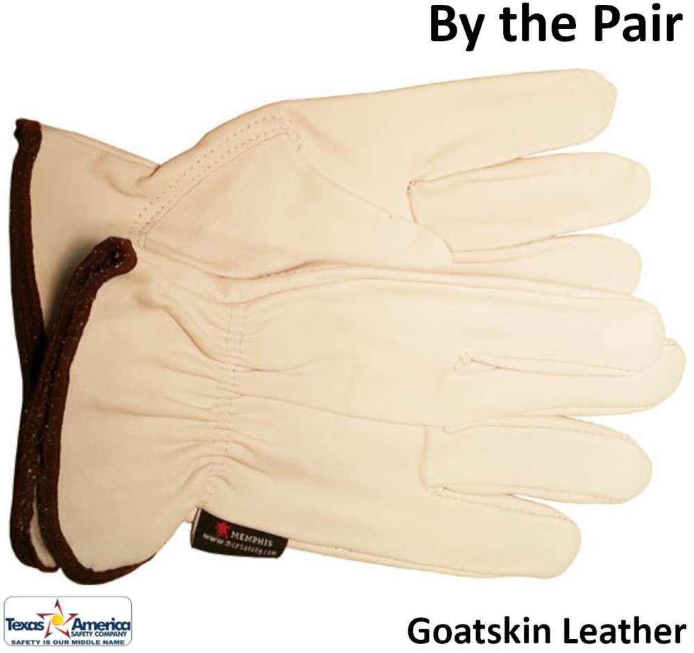 Goatskin Leather Gloves (Sold by the Pair)