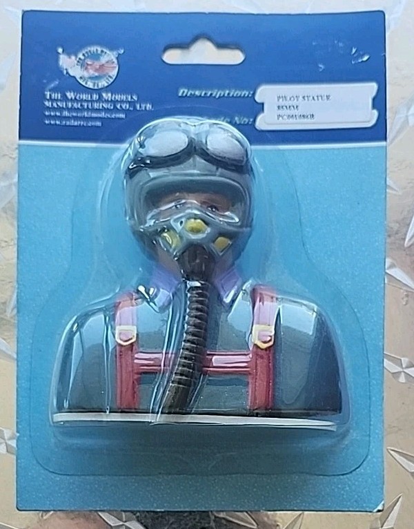 The World Models 85mm Pilot Statues RC Airplane Pilot  PC001086B