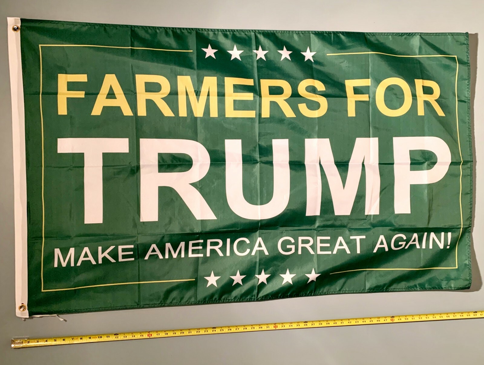 DONALD TRUMP FLAG *FREE SHIP USA SELLER!* NEW Farmers For Trump Army Sign 3x5'
