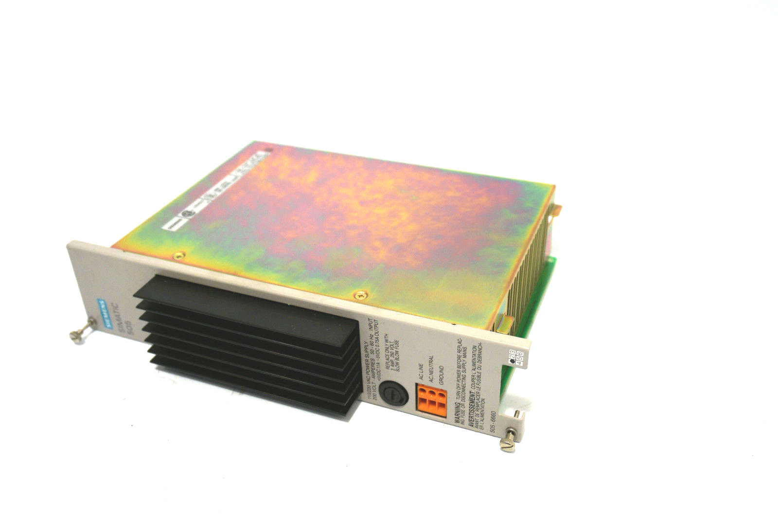 USED SIEMENS 505-6660 POWER SUPPLY 5056660