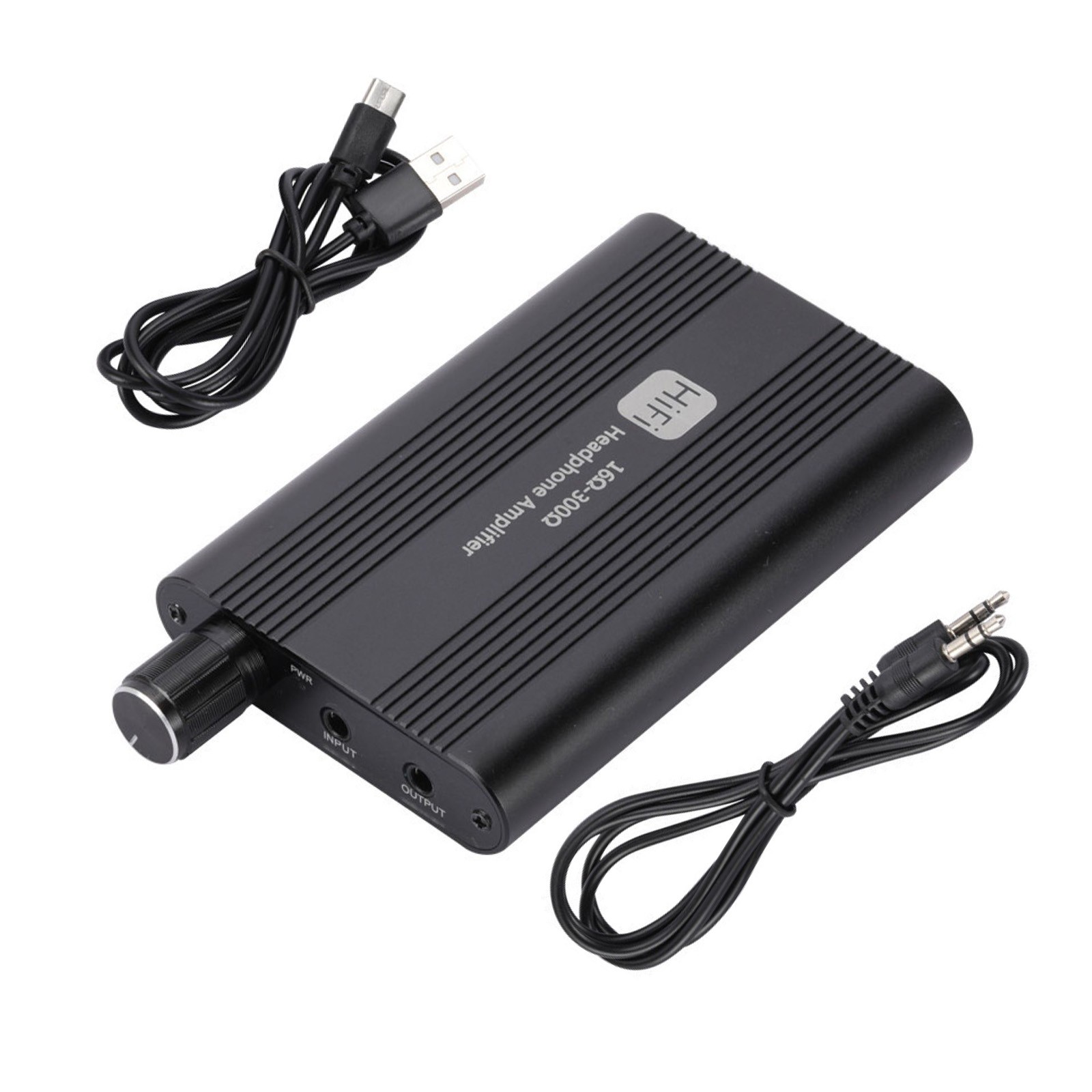 Plug&Play HiFi Earphone Headphone Amplifier Amp 3.5mm AUX Stereo Audio Adapter
