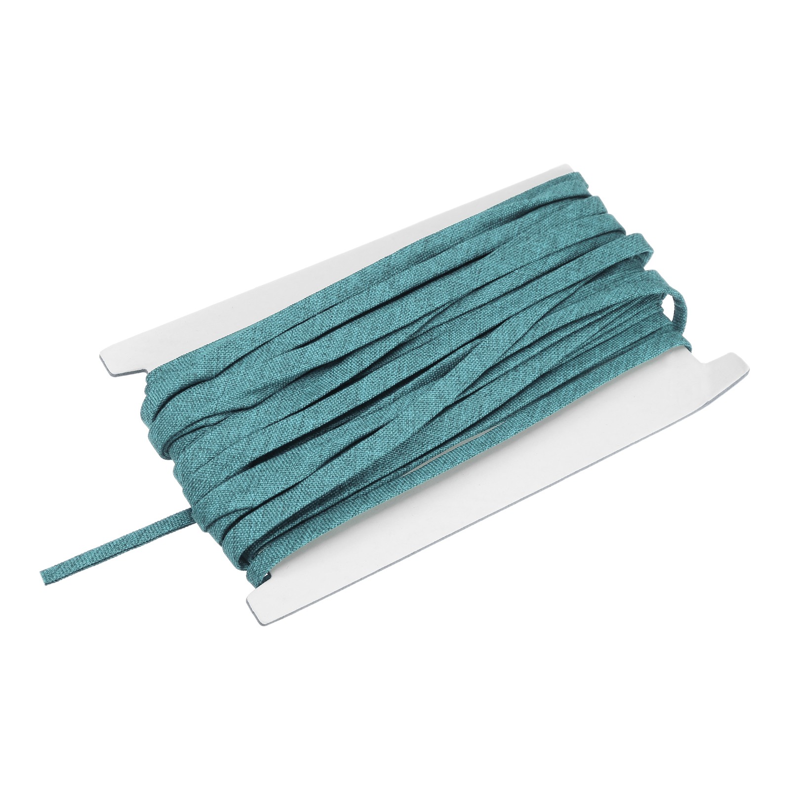 Double Fold Bias Binding Tape, 1/4 Inch x 15 Yards Twill Tape, Blue Green