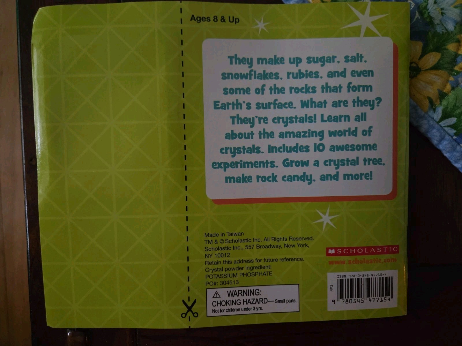 Scholastic Science Made Simple Crystals Book And Kit New