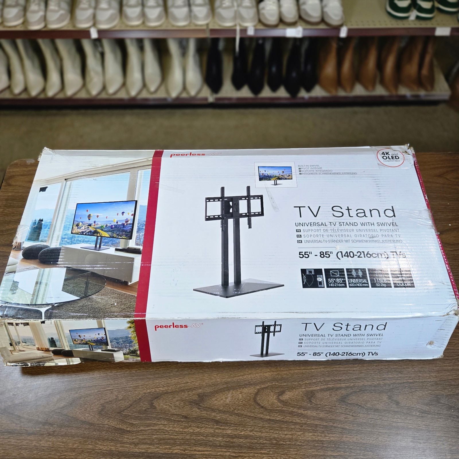 Peerless Universal TV Stand With Swivel 55" - 85" 600 x 400 mm