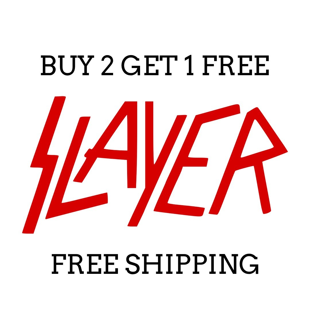 SLAYER   Vinyl Die Cut Car Decal - FREE SHIPPING